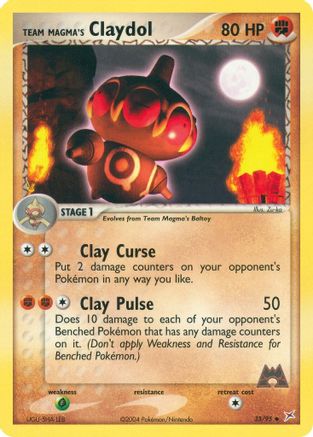 Team Magma's Claydol (33/95) [Team Magma vs Team Aqua] Normal - Uncommon