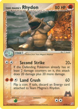 Team Magma's Rhydon (22/95) [Team Magma vs Team Aqua] Normal - Rare
