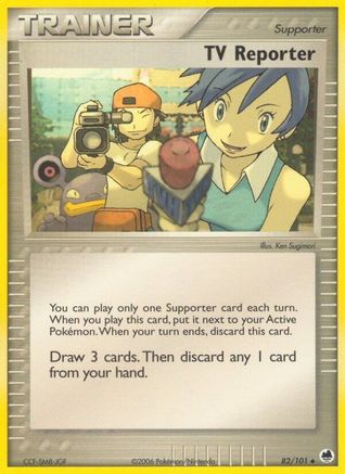TV Reporter (082/101) [Dragon Frontiers] Normal - Uncommon