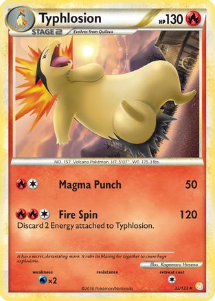 Typhlosion (032/123) [HeartGold SoulSilver] Normal - Rare