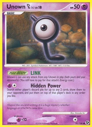 Unown [L] (91/106) [Great Encounters] Normal - Common