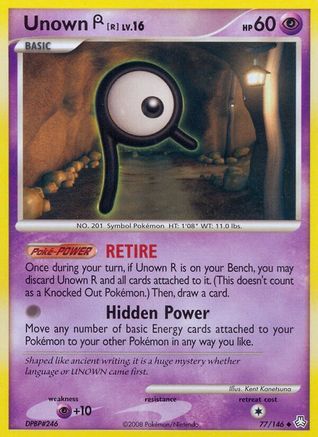 Unown (R) (077/146) [Legends Awakened] Normal - Uncommon