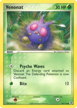 Venonat (84/112) [FireRed & LeafGreen] Normal - Common