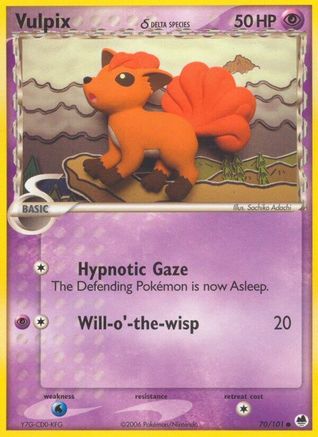Vulpix (Delta Species) (070/101) [Dragon Frontiers] Normal - Common