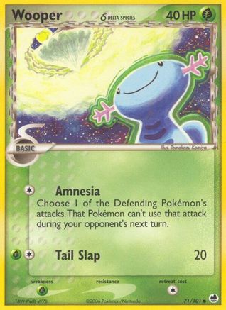 Wooper (Delta Species) (071/101) [Dragon Frontiers] Normal - Common
