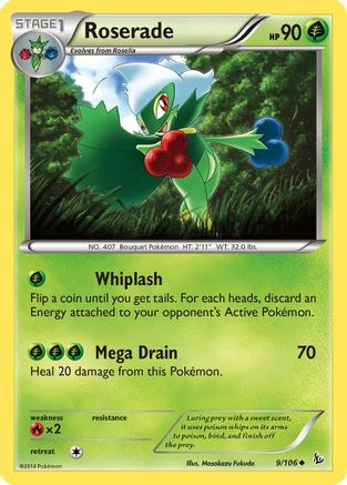 Roserade (009/106) [XY  Flashfire] Normal - Uncommon