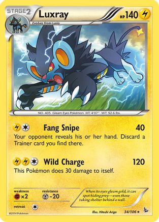 Luxray (034/106) [XY  Flashfire] Normal - Rare