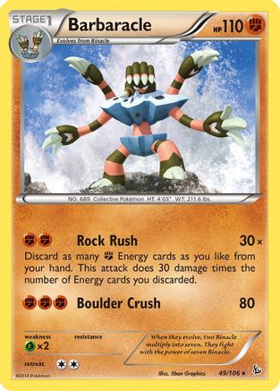 Barbaracle (049/106) [XY  Flashfire] Normal - Rare