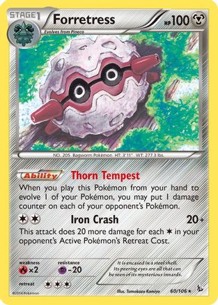 Forretress (060/106) [XY  Flashfire] Normal - Rare