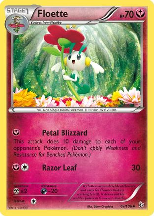 Floette (065/106) [XY  Flashfire] Reverse Holofoil - Uncommon
