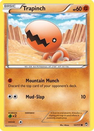 Trapinch (053/111) [XY  Furious Fists] Normal - Common