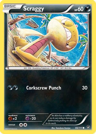 Scraggy (066/111) [XY  Furious Fists] Normal - Common