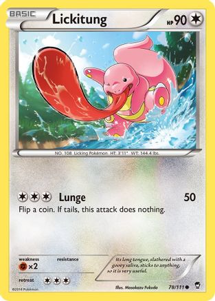 Lickitung (078/111) [XY  Furious Fists] Normal - Common