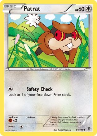 Patrat (084/111) [XY  Furious Fists] Normal - Common