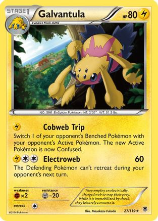 Galvantula (27/119) [XY  Phantom Forces] Normal - Rare