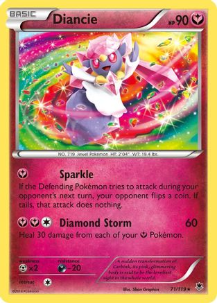 Diancie (071/119) [XY  Phantom Forces] Holofoil - Holo Rare