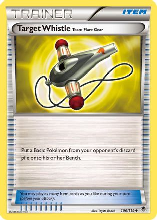 Target Whistle (106/119) [XY  Phantom Forces] Normal - Uncommon