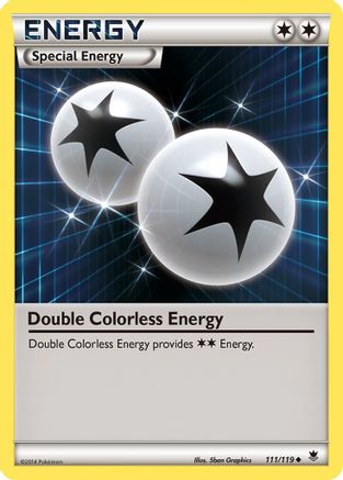 Double Colorless Energy (111/119) [XY  Phantom Forces] Normal - Uncommon