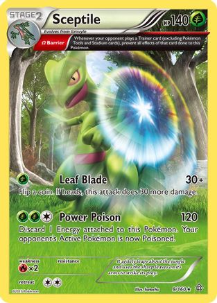 Sceptile (Omega) (009/160) [XY  Primal Clash] Reverse Holofoil - Holo Rare