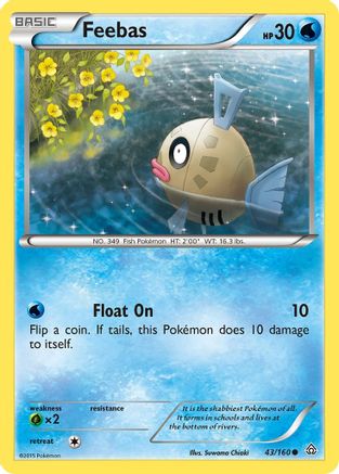 Feebas (043/160) [XY  Primal Clash] Normal - Common