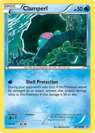 Clamperl (049/160) [XY  Primal Clash] Normal - Common