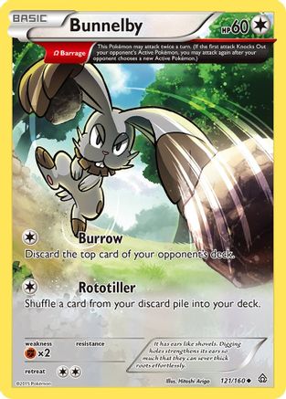 Bunnelby (Omega) (121/160) [XY  Primal Clash] Normal - Uncommon