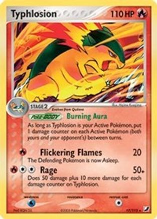 Typhlosion (EX Unseen Forces) (17/115) [Deck Exclusives] Normal - Rare