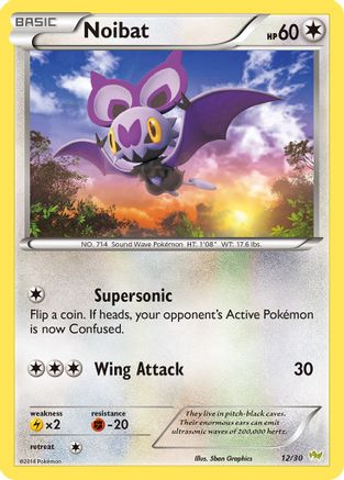 Noibat (#12) (12) [XY Trainer Kit Sylveon & Noivern] Normal - Common