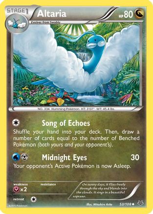 Altaria (053/108) [XY  Roaring Skies] Reverse Holofoil - Uncommon