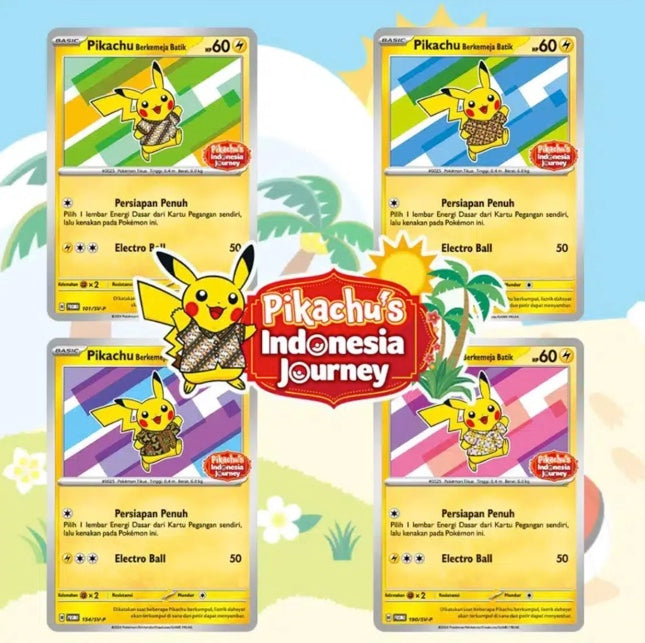 Pikachu Batik - Pokemon's Indonesia Journey [sealed promo]