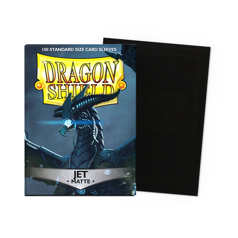 Dragon Shield - 100ct Standard Size - Jet matte