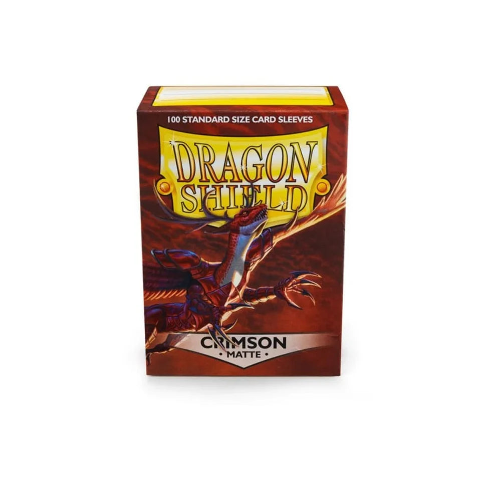 Dragon Shield: Matte Card Sleeves (100): Crimson