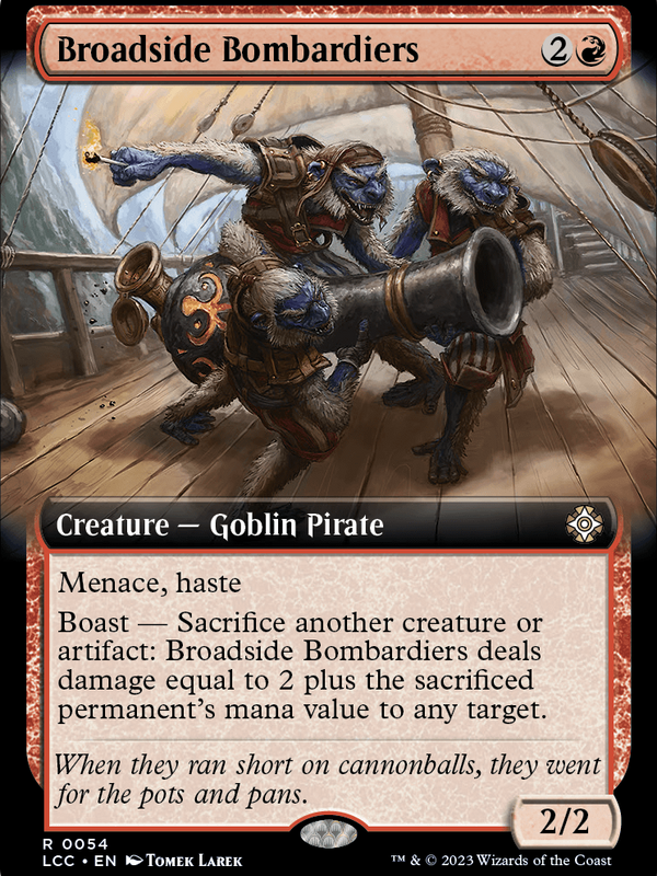 Broadside Bombardiers (Extended Art) (LCC-054) - The Lost Caverns of Ixalan Commander: (Extended Art)