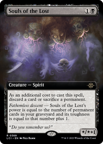 Souls of the Lost (Extended Art) (LCI-369) - The Lost Caverns of Ixalan: (Extended Art)