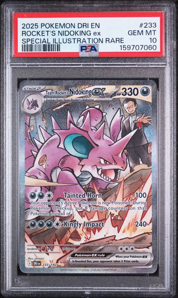 ROCKET'S NIDOKING ex SPECIAL ILLUSTRATION RARE PSA 10